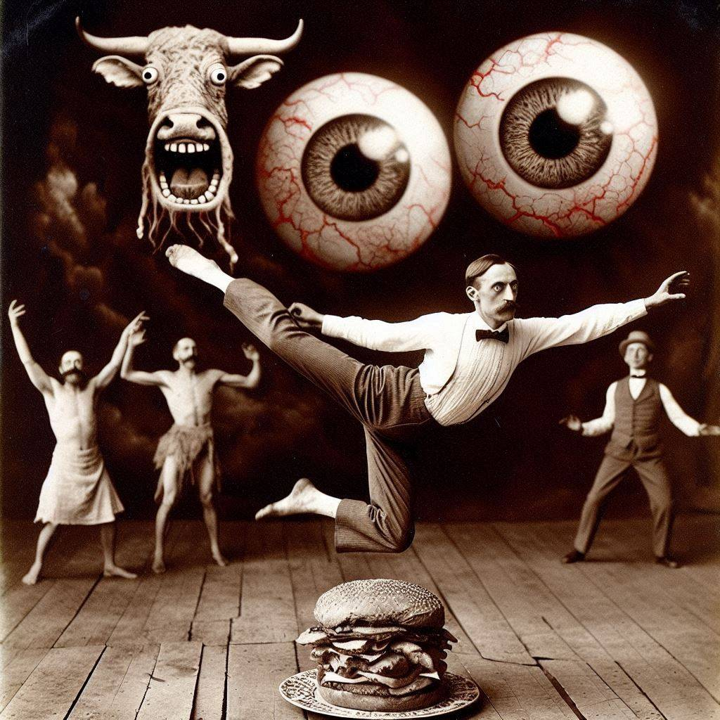 DANCING ON A BURGER'S GRAVY SOAKED SOUL