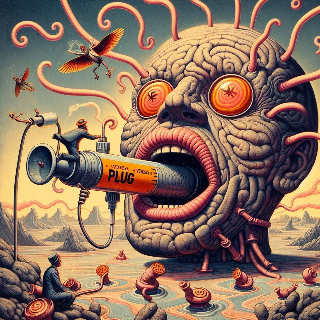 BRAINLESS MONSTER SPEWING GOOEY NIGHTMARES