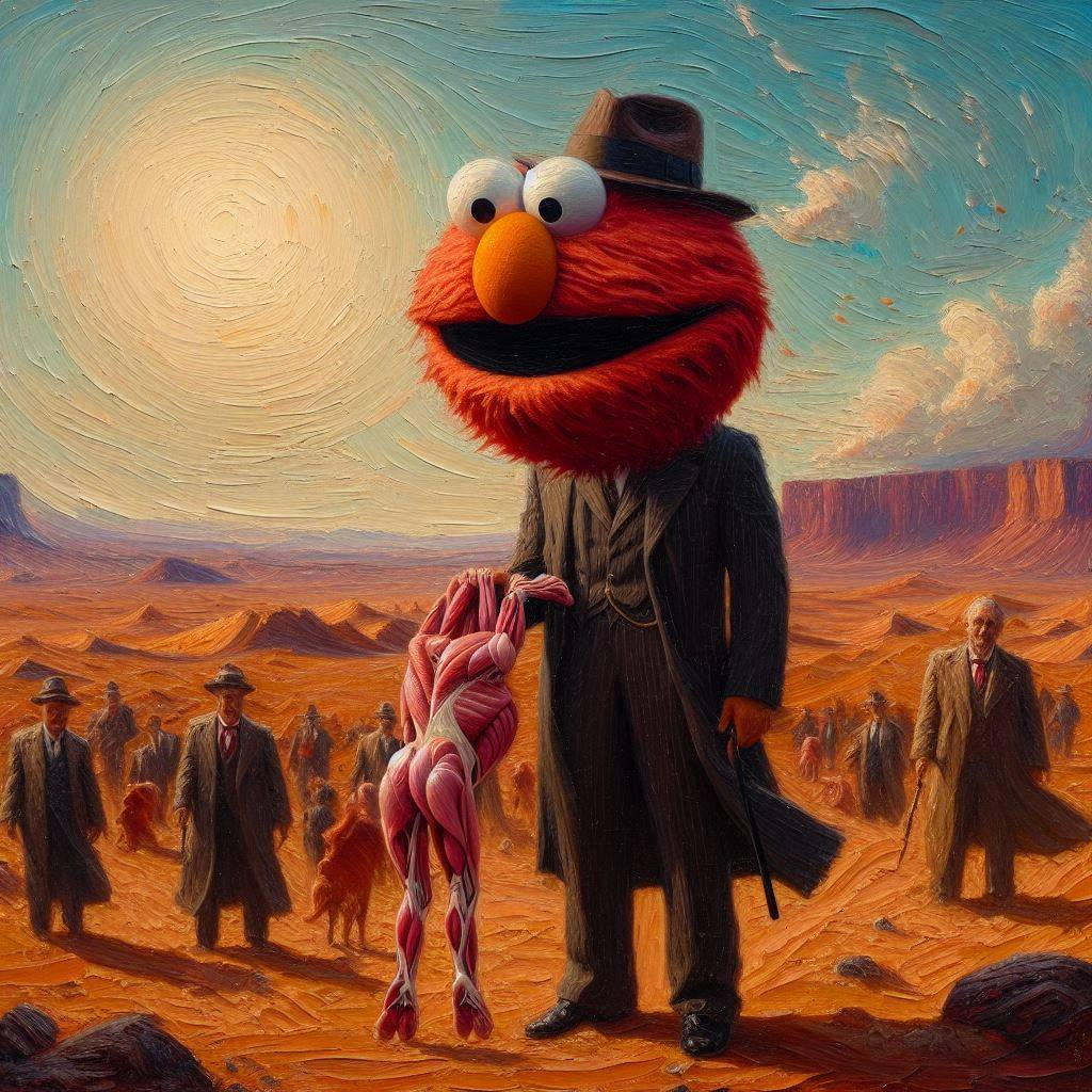 ELMO'S NIGHTMARE IN A MEAT DESERT