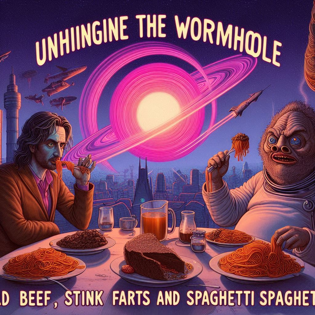 UNHINGE THE WORMHOLE OF STINKY PASTA