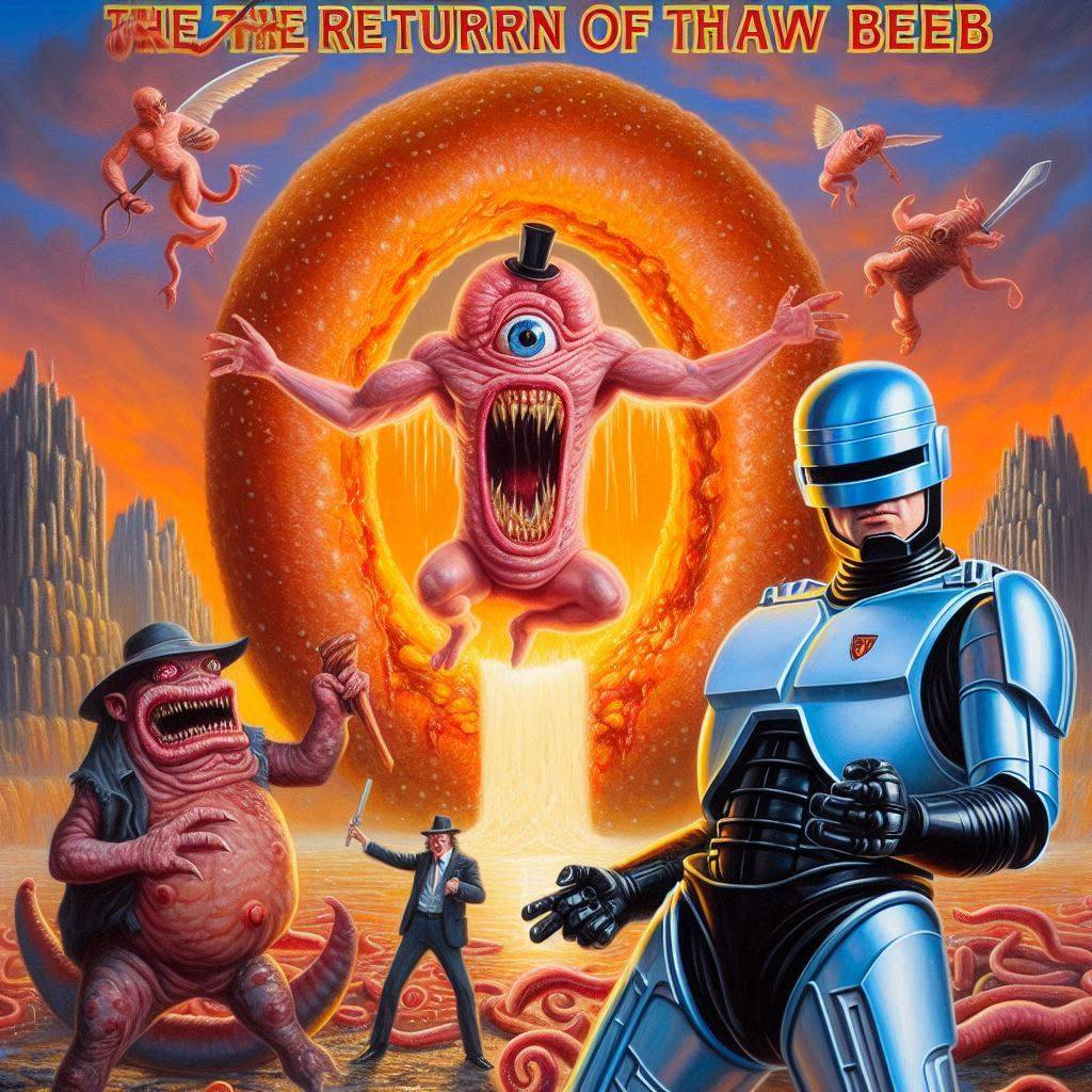 MONSTERS SHITTING RAINBOWS INTO HELL'S TOILET