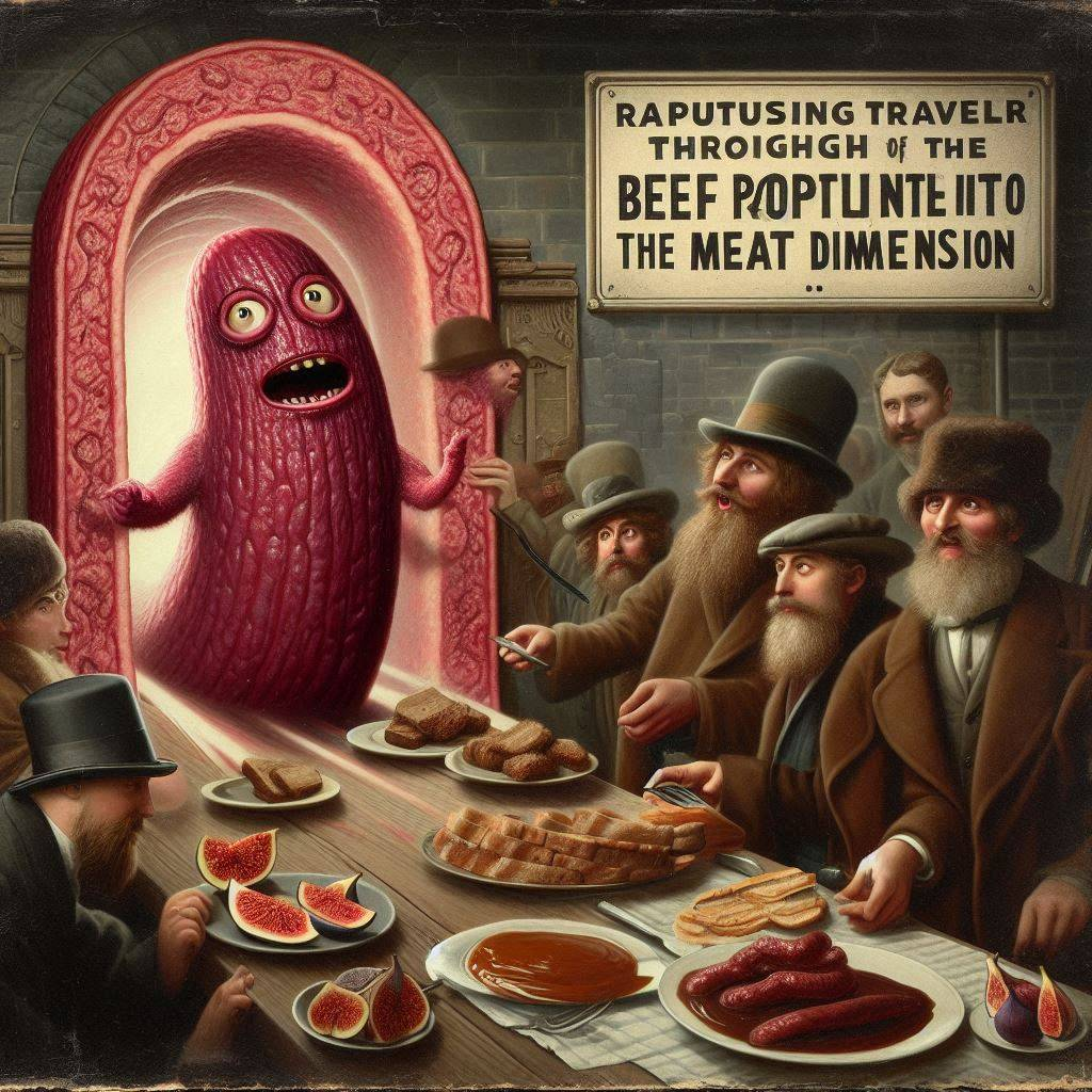 MEAT MONSTER SPITTING OUT DINNER NIGHTMARES