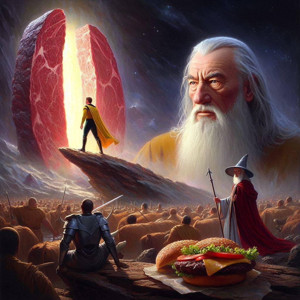 MEAT DOORS OPENING TO A CARNIVORE'S NIGHTMARE