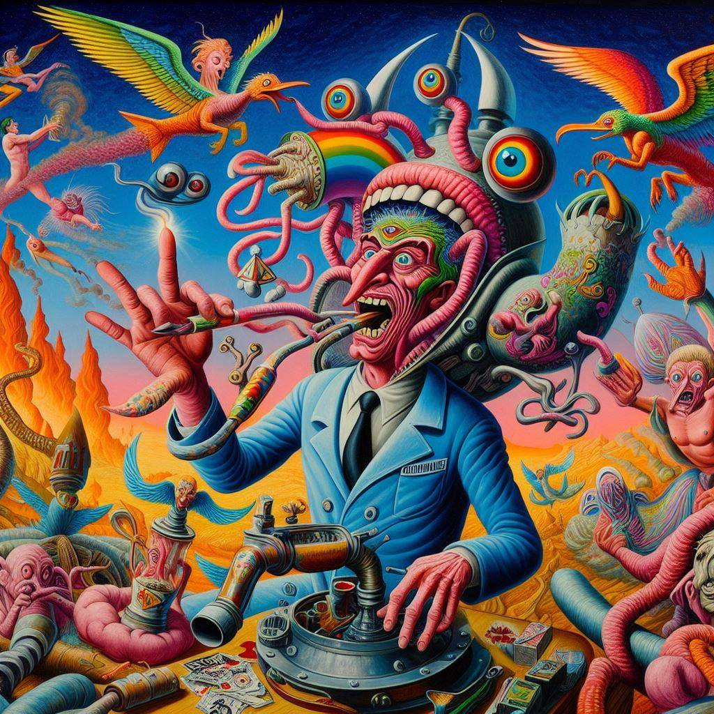 MONSTER MASTURBATING IN A CARNIVAL OF CHAOS