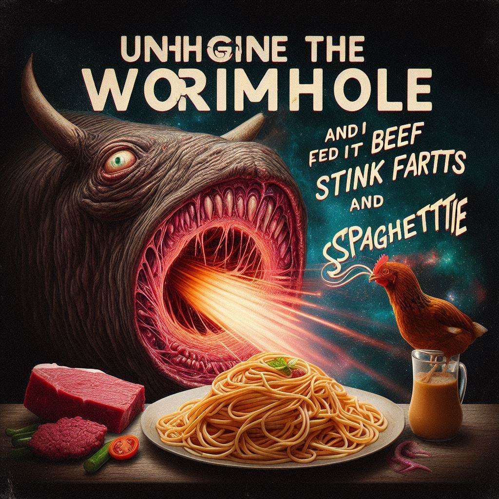 MONSTER VOMITING PASTA AND BEEF FARTS