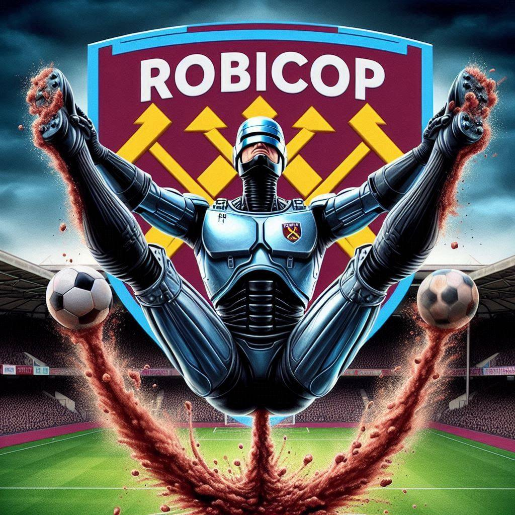 ROBOT KICKING BALLS AND BLEEDING CHOCOLATE