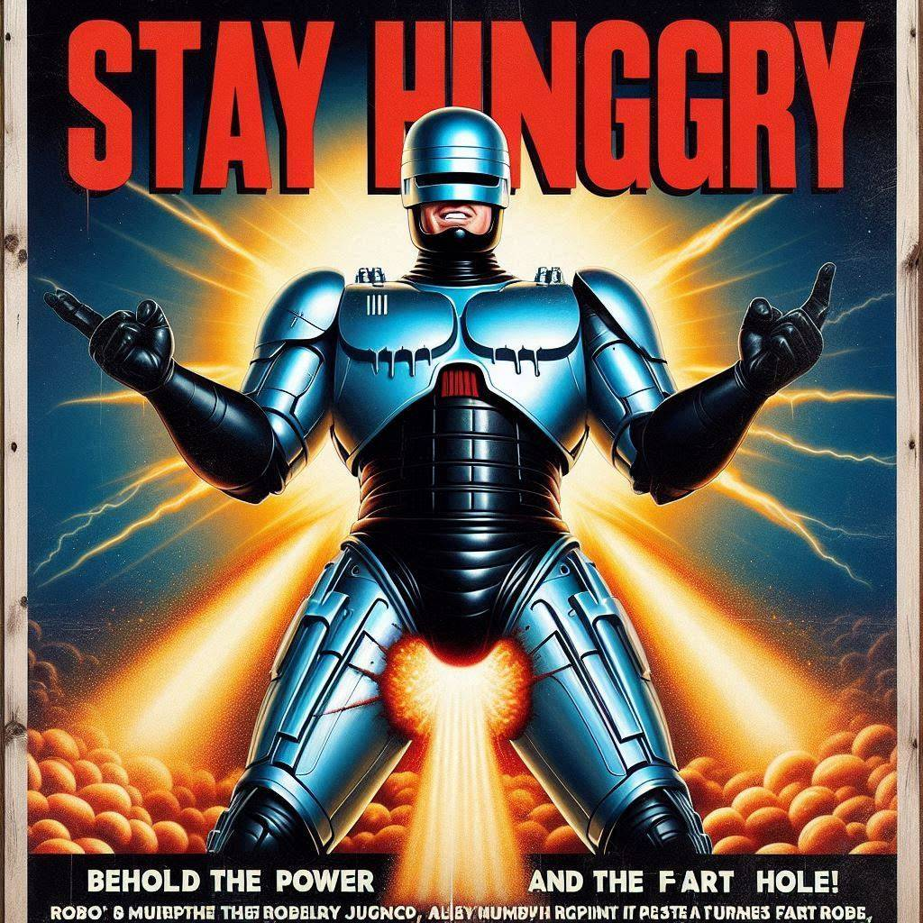 ROBOT FARTING FIRE AND CHAOS