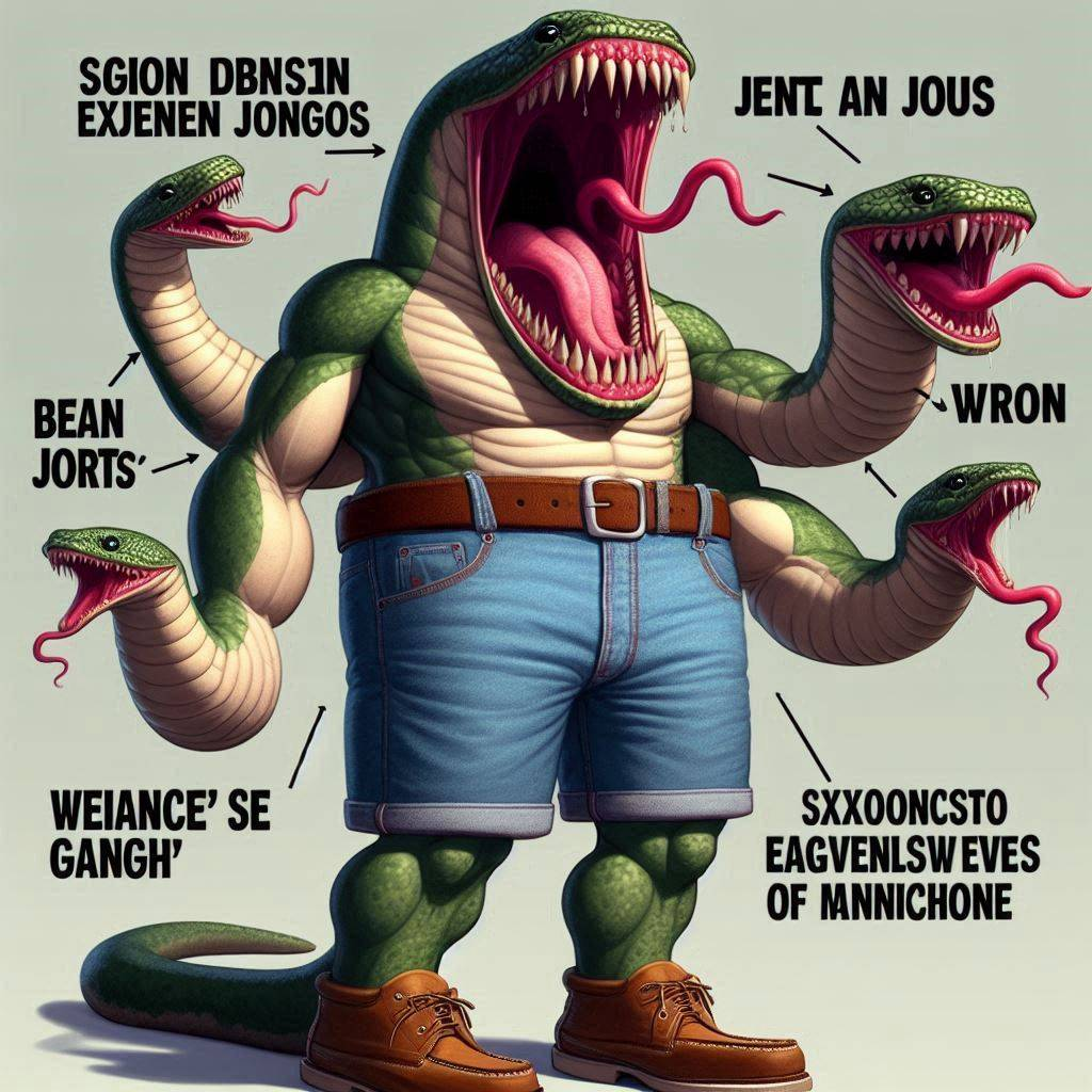 SNAKES SHOVING TONGUES UP HUMAN ASS