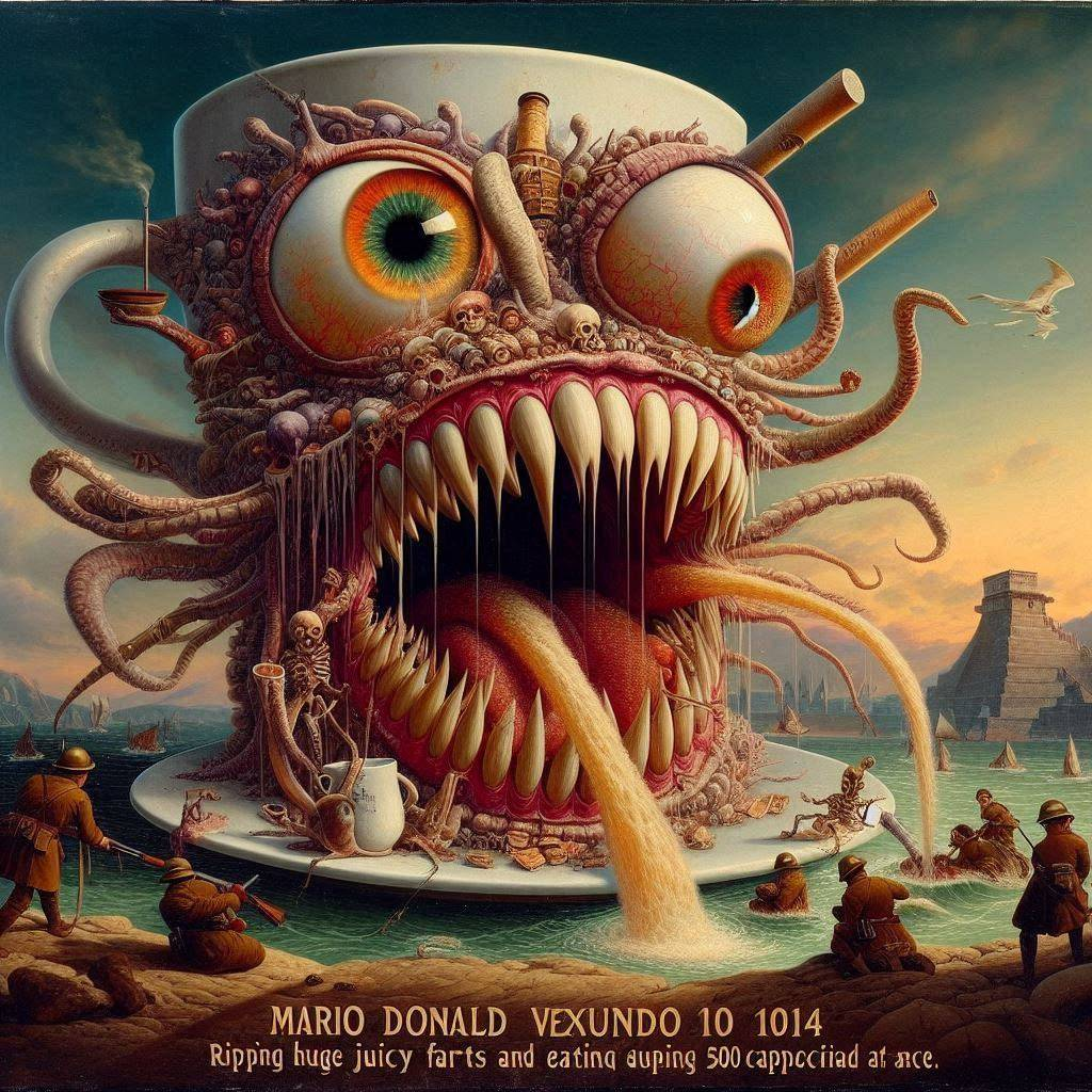 CUP OF DEATH SPITTING GORE AND CHAOS