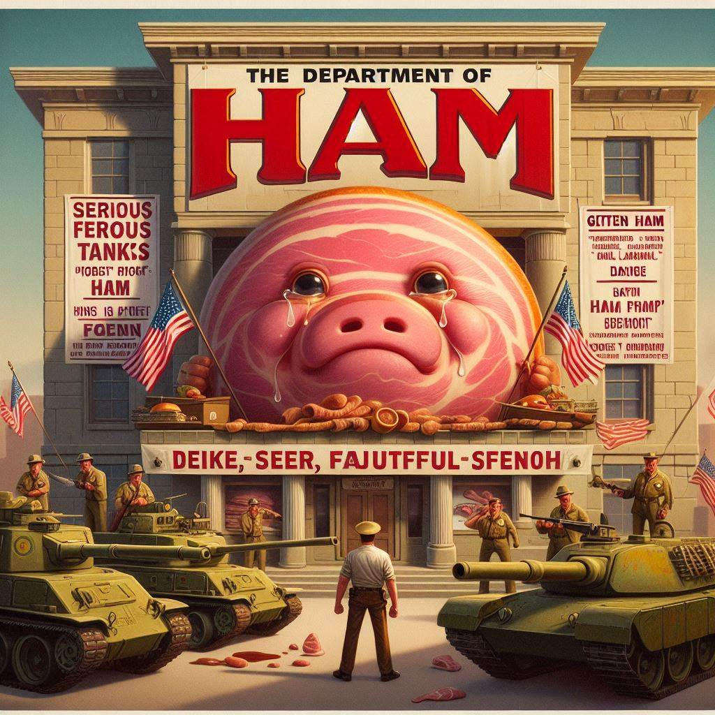 PIGS CRYING OVER CANNONS OF CARNAGE