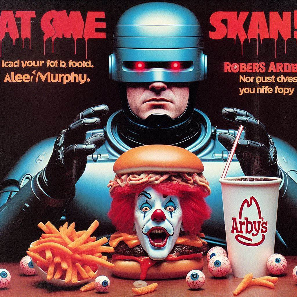 ROBOTIC NIGHTMARE SERVING FAST FOOD FANTASIES