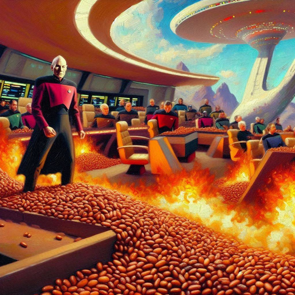 COMMANDERS DROWNING IN A SEA OF BEANS