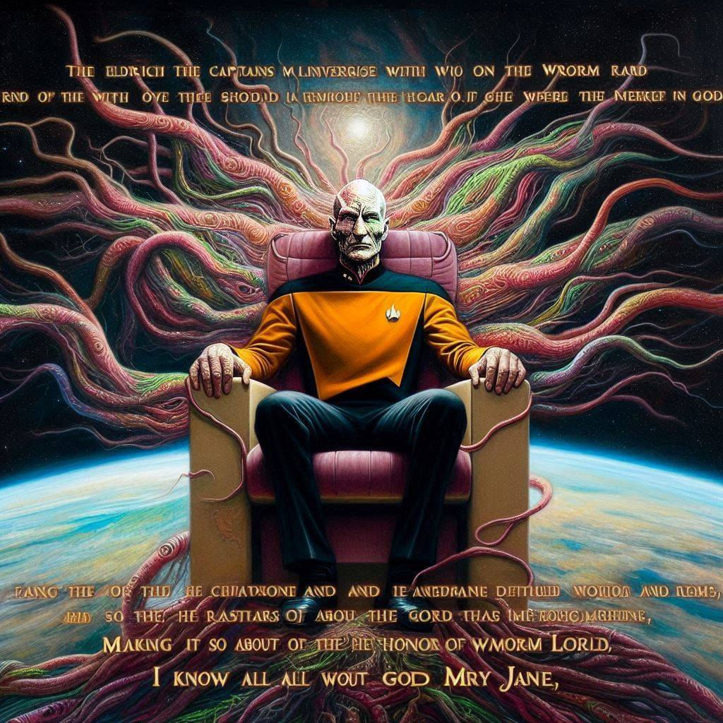 ALIEN GODS PULLING STRINGS IN SPACE'S ASSHOLE