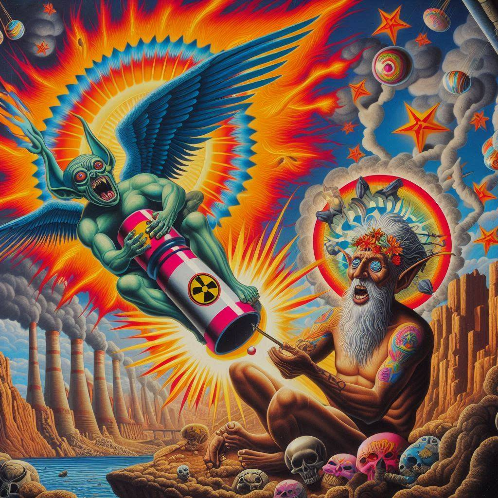 ANGELS SHITTING NUCLEAR NIGHTMARES ON EARTH