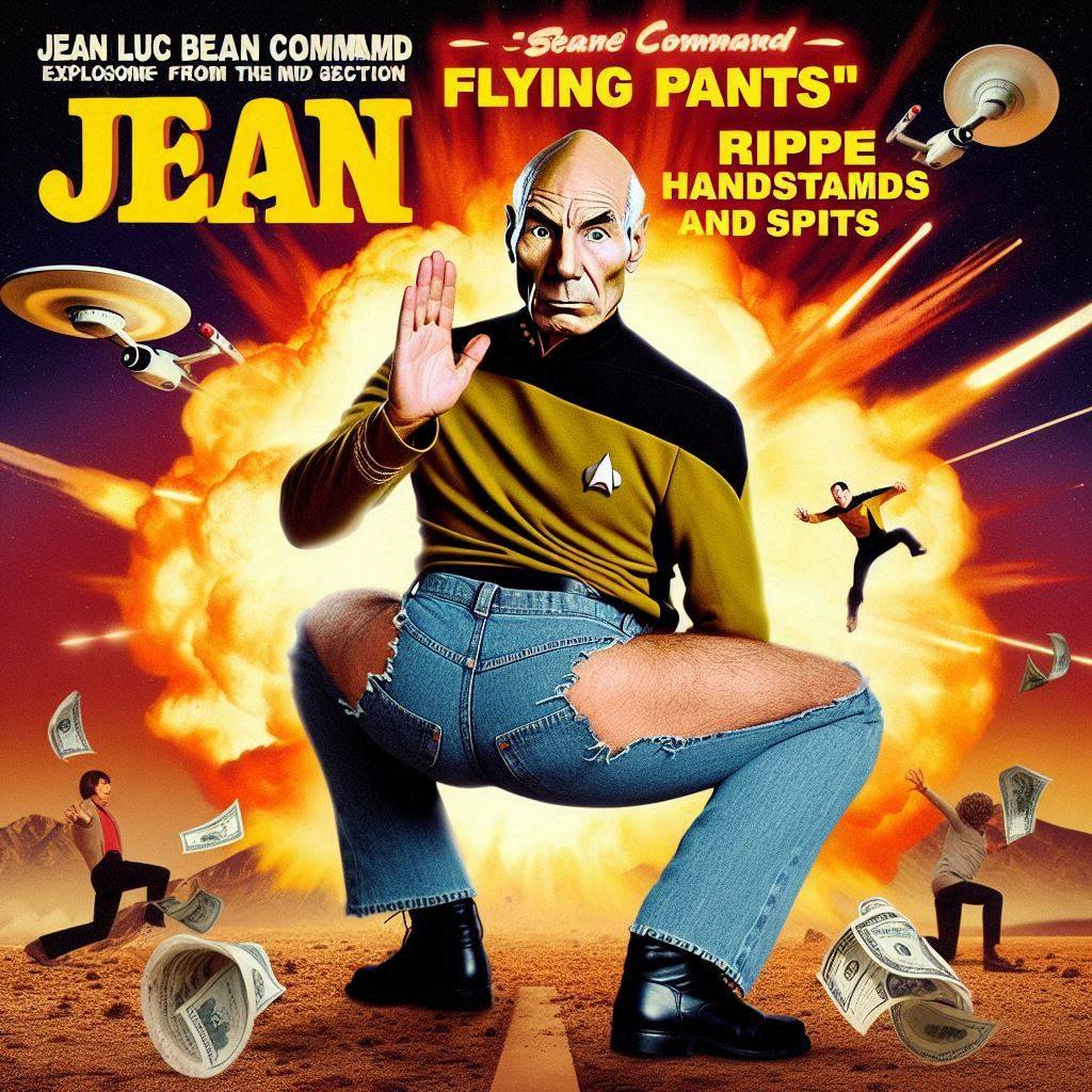 JEANS EXPLODING WITH ASS-TO-SPACE POWER