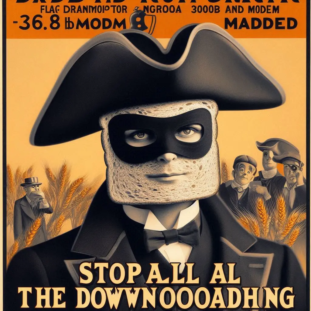 BREAD FACE ROBBING YOUR SANDWICH SOUL