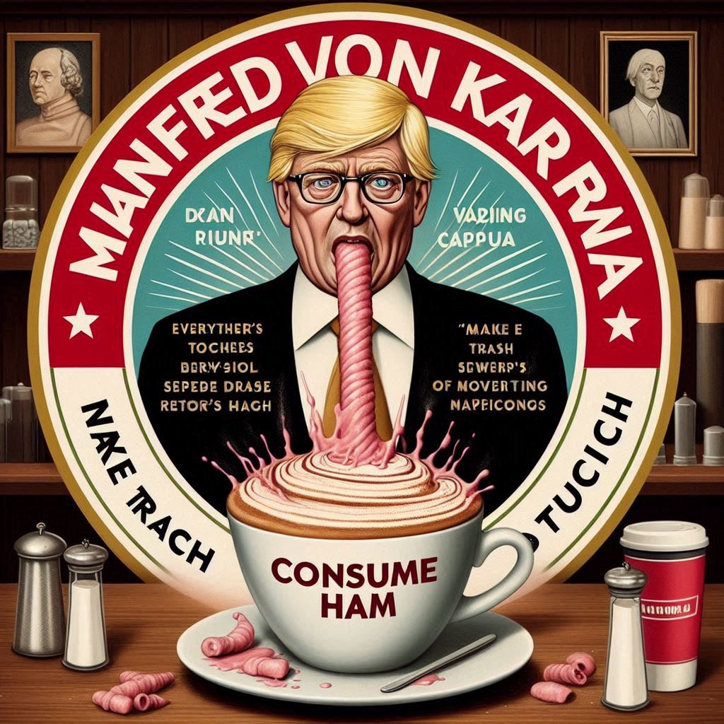 SPITTING PASTA INTO A CUP OF CHAOS