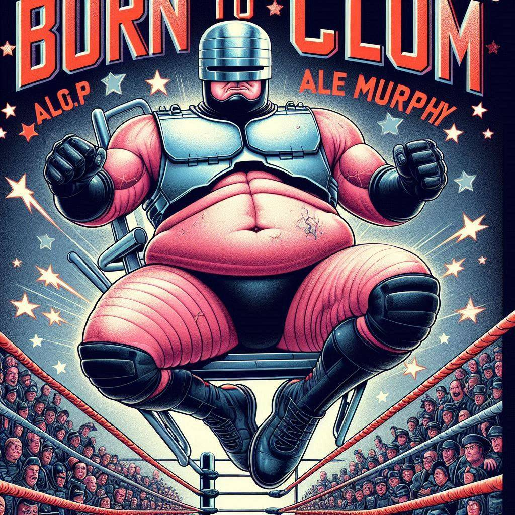 FAT MAN FLOATING IN A CHAIR OF SHAME