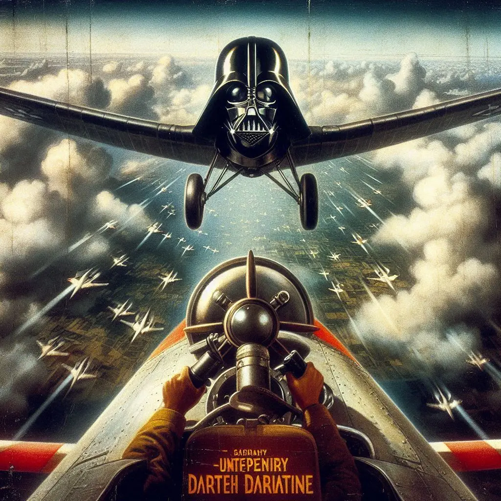 DARKNESS FLYING HIGH ON A WINGED NIGHTMARE