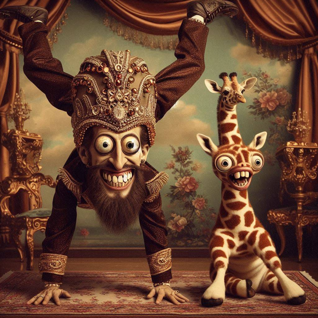 CLOWN KING AND GIRAFFE'S WILD CIRCUS FREAKSHOW