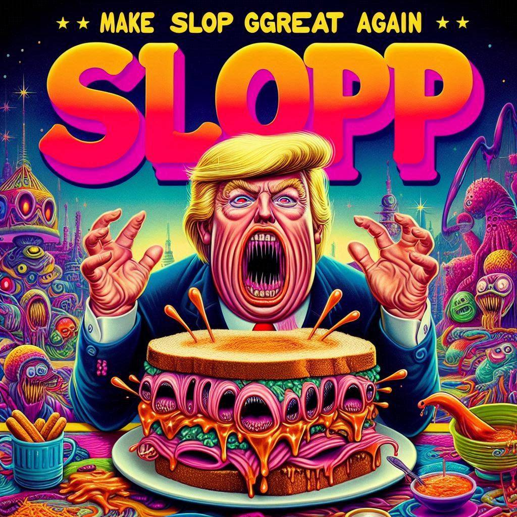 SANDWICH OF NIGHTMARES SPEWING GOOEY CHAOS