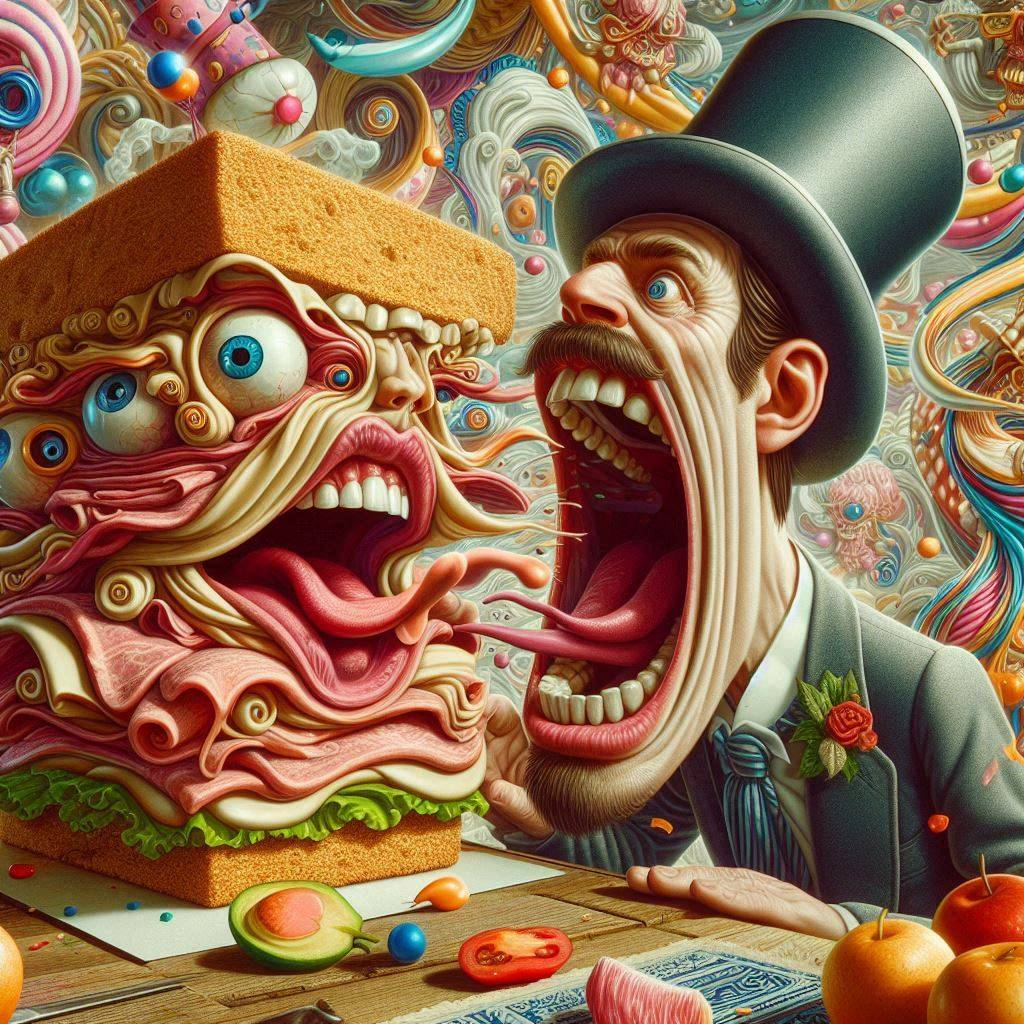 SANDWICHES DEVOURING EACH OTHER'S SOULS