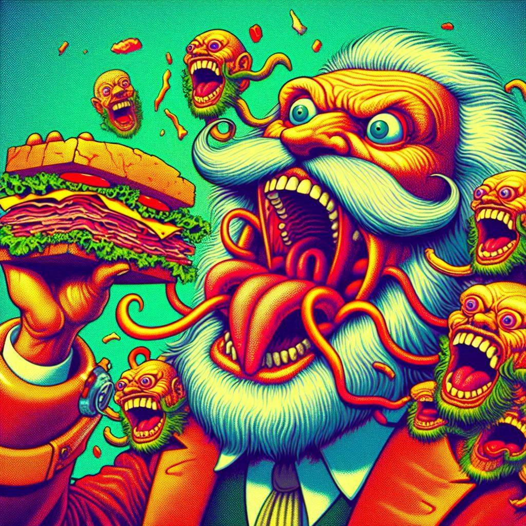 GRANDPA'S SANDWICH OF SOULS AND TONGUES