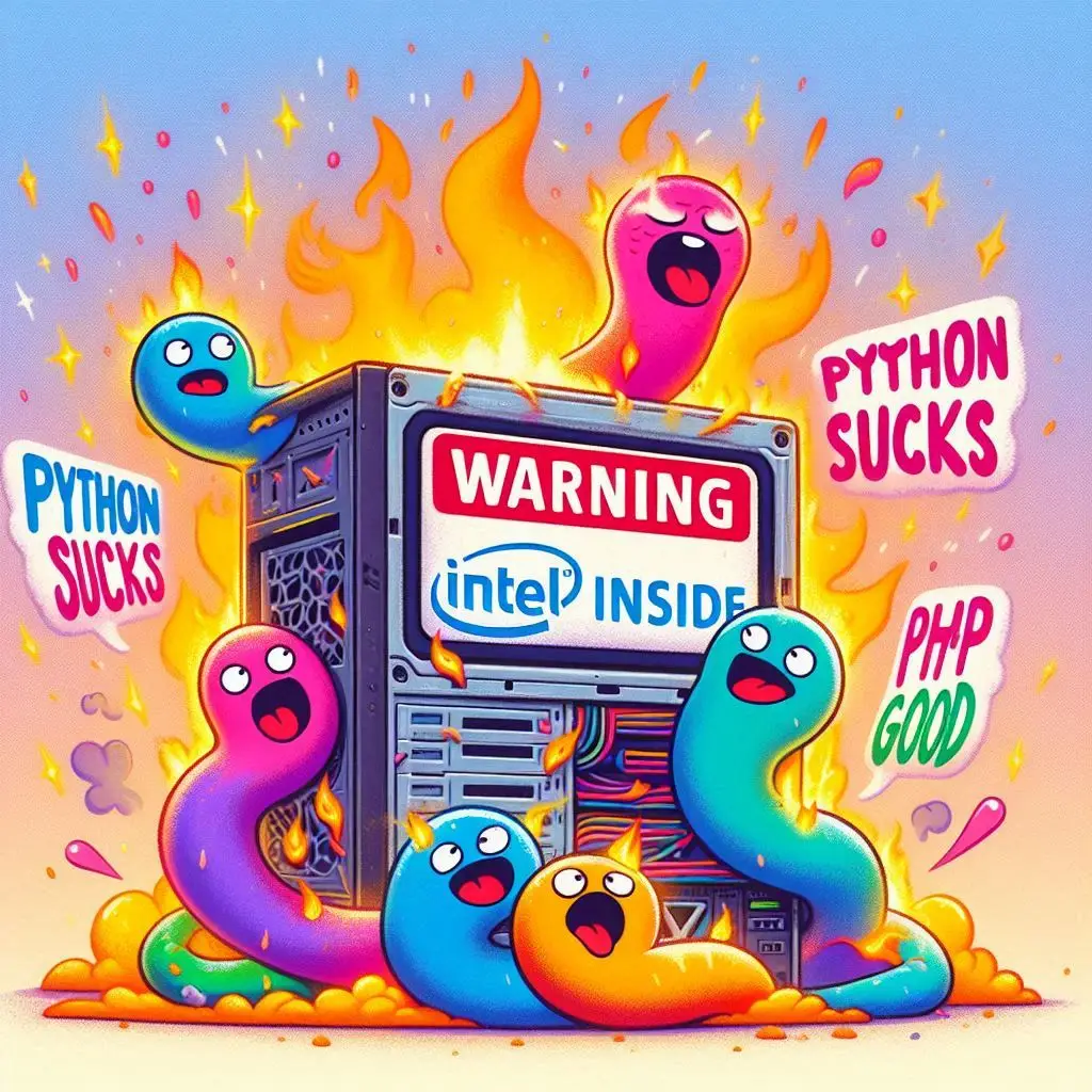 WORMS SCREAMING IN A TECH HELLFIRE