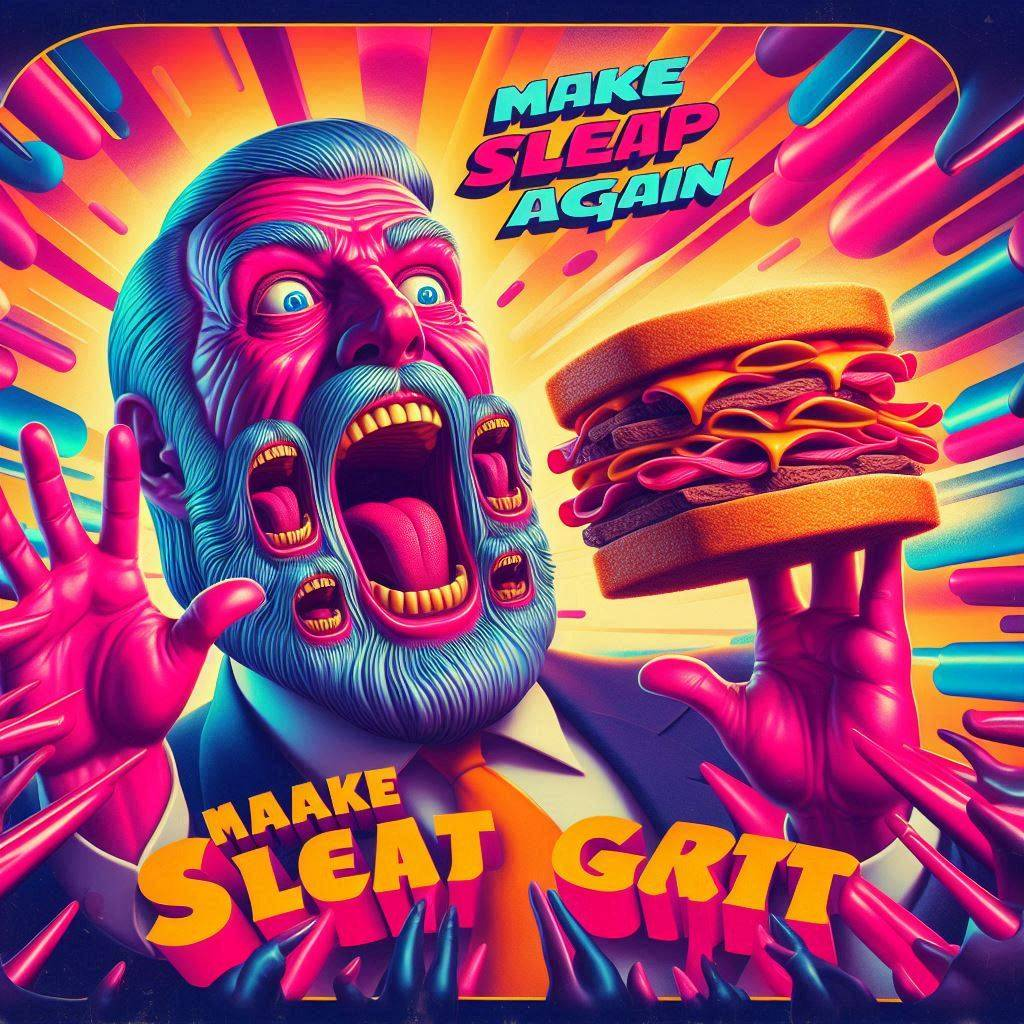 MOUTHS EATING MOUTHS IN A SANDWICH NIGHTMARE