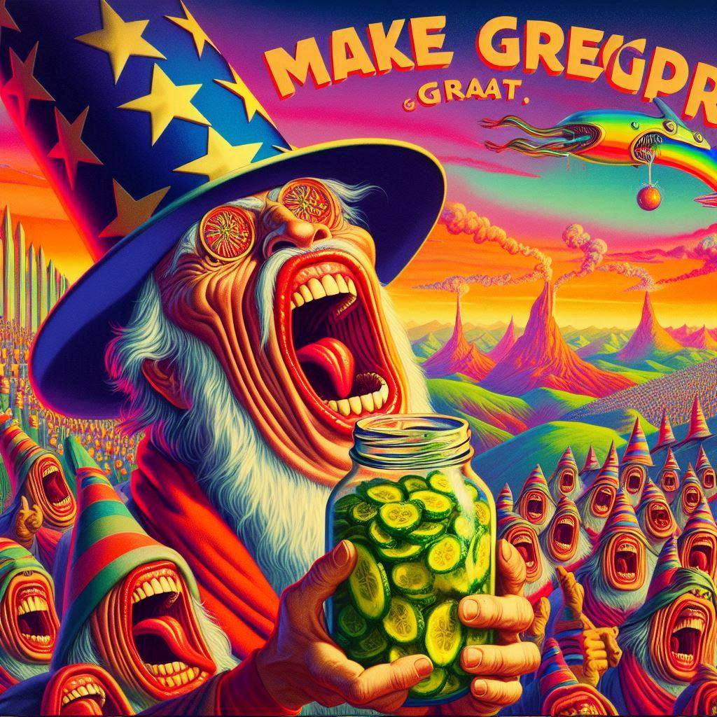 UNCLE SAM'S PICKLE PARTY IN HELL