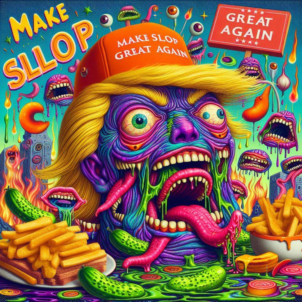 SLIME DRIPPING FROM A CARNIVAL OF NIGHTMARES