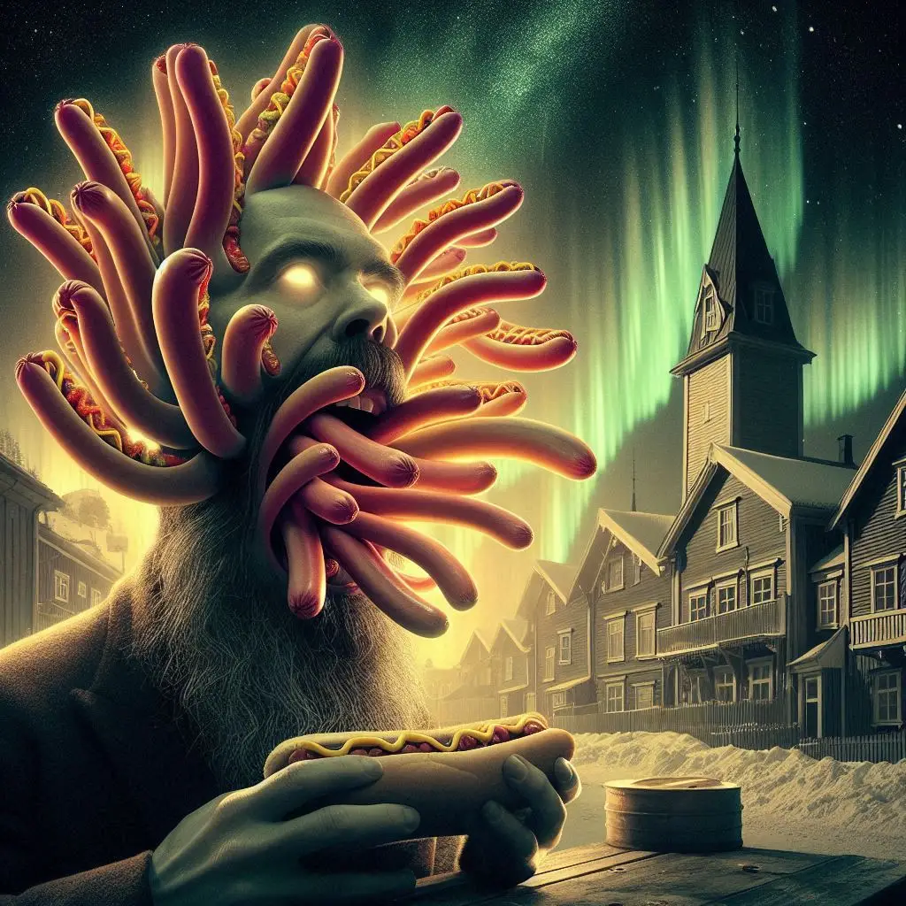 BEARD OF SAUSAGES CHOKING ON ITS OWN GLORY