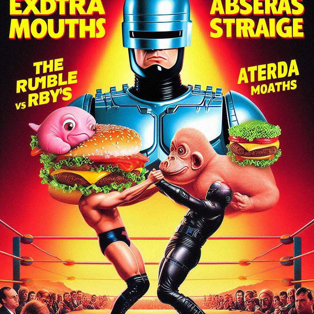 MEAT SLUGGERS SMASHING WITH BURGER HEADS