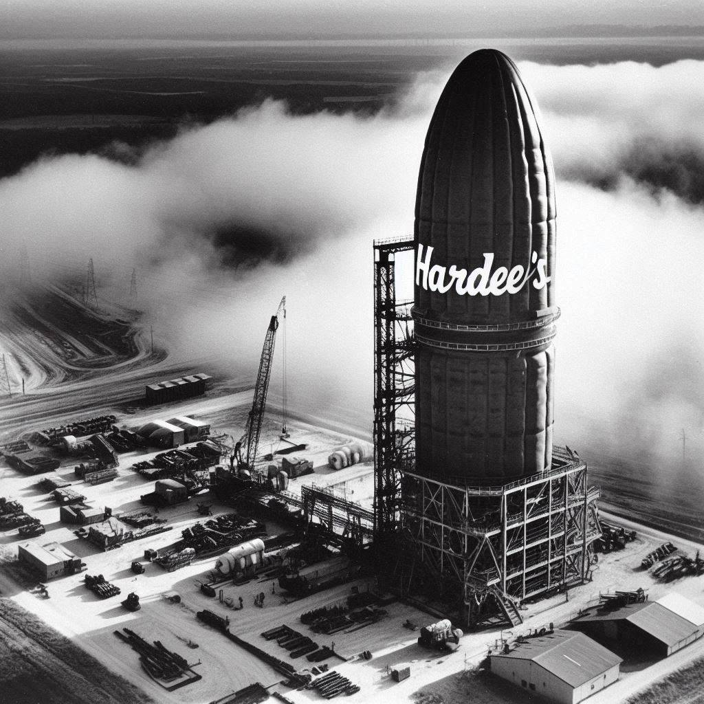 ROCKETS SHOVING FAST FOOD INTO THE VOID