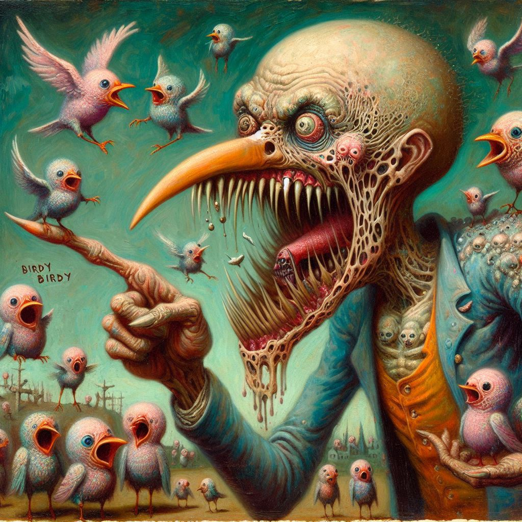 BIRDIES SCREAMING IN A CARNIVAL OF CARNAGE