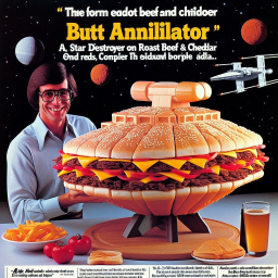 BURGER STARSHIP CRUSHING DIETS WITH MEATY FURY