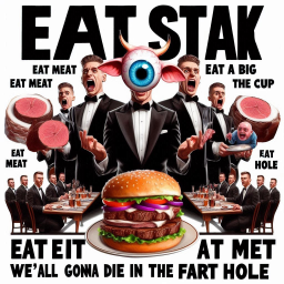 MEAT MONSTERS FEASTING ON FARTS AND NIGHTMARES