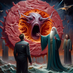 MONSTERS SPEWING GUTS INTO THE VOID