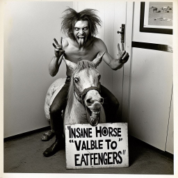 INSANE HORSE EATING FINGERS FOR BREAKFAST