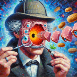 EYES GORGING ON MEATY BLACK HOLES