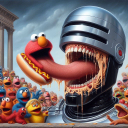 ELMO'S TONGUE SLURPING ROBOTIC GUTS