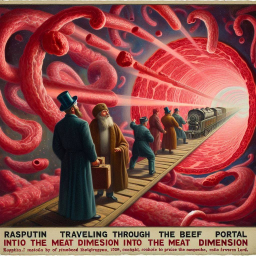 RAILROAD TO THE MEAT DIMENSION'S GUTS