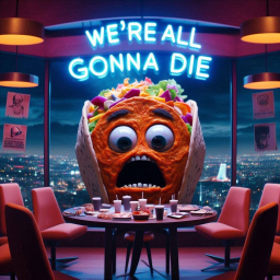 TACO SCREAMING IN A DINING HELL