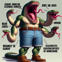 SNAKES SHOVING TONGUES UP HUMAN ASS