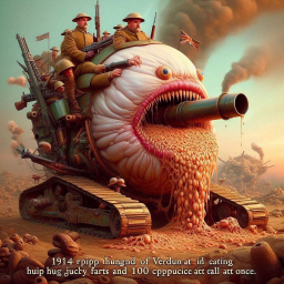 TANKS SPITTING GUTS ON A BLOODY BATTLEFIELD