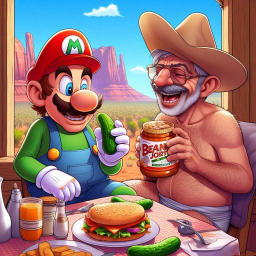 PICKLES AND BEANS IN A COWBOY'S DREAM