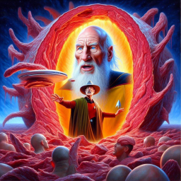 GODS SPEWING FLESH IN A COSMIC CARNIVAL