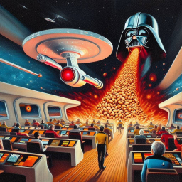 SPACE SHIT RAINING DOWN ON STARFLEET'S NIGHTMARES