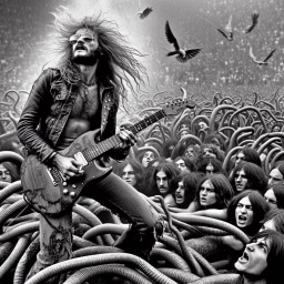 GUITARIST FUCKING SNAKES IN A CROWD OF SOULS