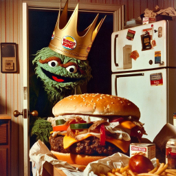 MONSTER BURGER CRUSHING DIETARY HOPES AND DREAMS